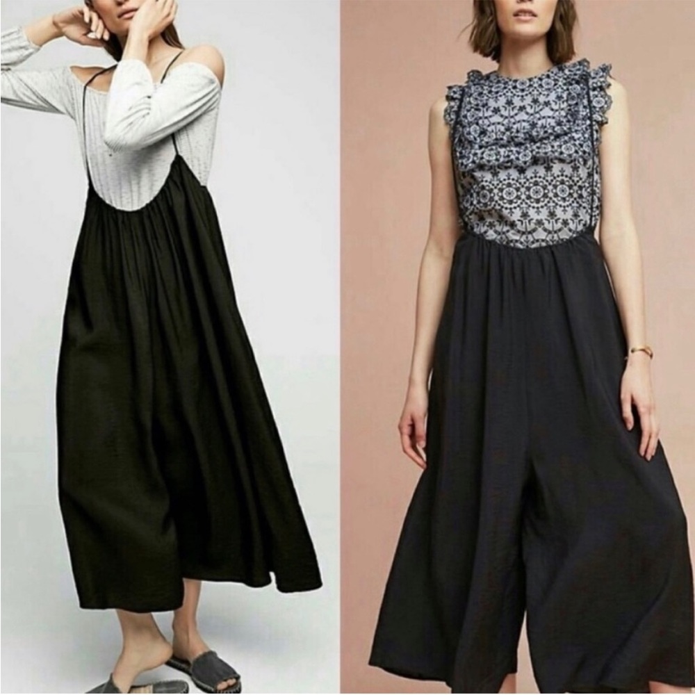 AKEMI + KIN SUSPENDER JUMPSUIT OS